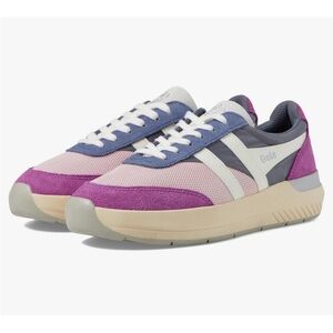 “Like New” Gola Women's Pink and Grey Raven Sneakers